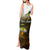 Walleye Fishing Yellow Scales Customize Name Tank Maxi Dress Dark Gradient Water Background - Wonder Print Shop