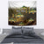 Walleye Fishing Yellow Scales Customize Name Tapestry Dark Gradient Water Background - Wonder Print Shop