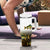 Walleye Fishing Yellow Scales Customize Name Tumbler With Handle Dark Gradient Water Background - Wonder Print Shop