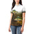 Walleye Fishing Yellow Scales Customize Name Women Polo Shirt Dark Gradient Water Background - Wonder Print Shop