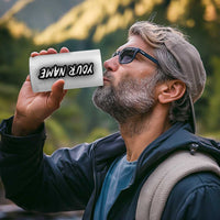 Custom Flag American Fishing 4 in 1 Can Cooler Tumbler Fish Silhouette in Grunge Patriotic - Wonder Print Shop