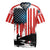 Custom Flag American Fishing Rugby Jersey Fish Silhouette in Grunge Patriotic - Wonder Print Shop