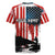 Custom Flag American Fishing Rugby Jersey Fish Silhouette in Grunge Patriotic - Wonder Print Shop