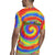 Colorful Tie Dye Spiral Goft Rugby Jersey Custom Name in Retro Psychedelic Style Design - Wonder Print Shop