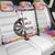 Custom Name Darts Back Car Seat Cover Funny Dartboards Colorful Paint Aim Shoot Swear Repeat - Wonder Print Shop