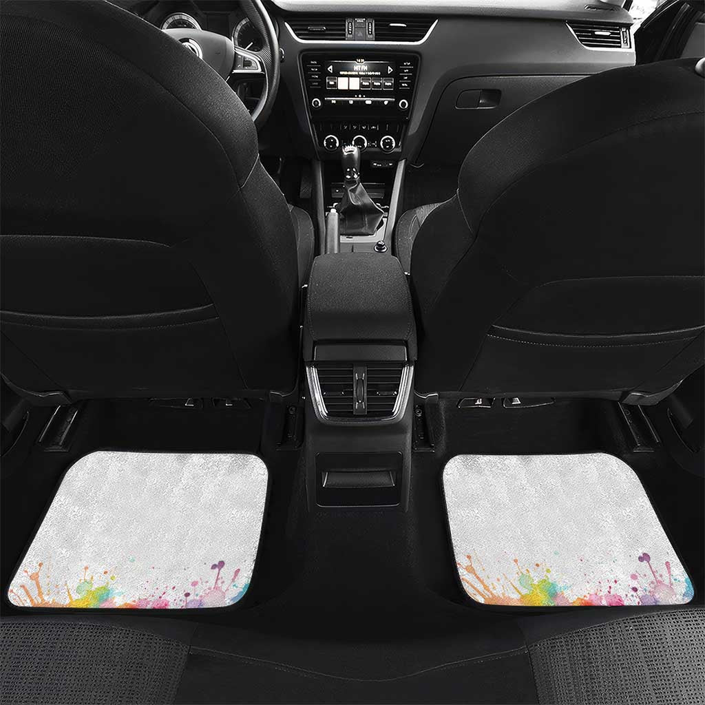 Custom Name Darts Car Mats Funny Dartboards Colorful Paint Aim Shoot Swear Repeat - Wonder Print Shop