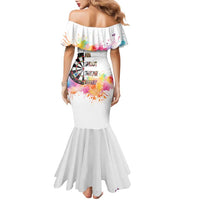 Custom Name Darts Family Matching Mermaid Dress and Hawaiian Shirt Funny Dartboards Colorful Paint Aim Shoot Swear Repeat - Wonder Print Shop