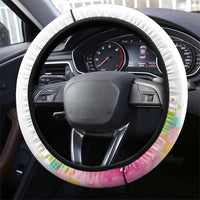 Name Darts Steering Wheel Cover Funny Dartboards Colorful Paint Aim Shoot Swear Repeat - Wonder Print Shop
