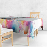 Custom Name Darts Tablecloth Funny Dartboards Colorful Paint Aim Shoot Swear Repeat - Wonder Print Shop