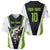 Personalized Custom Bass Fishing Baseball Jersey Jumping Fish Graphic and Green Black Honeycomb - Wonder Print Shop