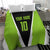 Personalized Custom Bass Fishing Bedding Set Jumping Fish Graphic and Green Black Honeycomb - Wonder Print Shop