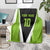 Personalized Custom Bass Fishing Blanket Jumping Fish Graphic and Green Black Honeycomb - Wonder Print Shop