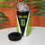 Personalized Custom Bass Fishing 4 in 1 Can Cooler Tumbler Jumping Fish Graphic and Green Black Honeycomb - Wonder Print Shop