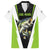 Personalized Custom Bass Fishing Family Matching Long Sleeve Bodycon Dress and Hawaiian Shirt Jumping Fish Graphic and Green Black Honeycomb - Wonder Print Shop