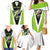 Personalized Custom Bass Fishing Family Matching Mermaid Dress and Hawaiian Shirt Jumping Fish Graphic and Green Black Honeycomb - Wonder Print Shop