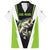 Personalized Custom Bass Fishing Family Matching Short Sleeve Bodycon Dress and Hawaiian Shirt Jumping Fish Graphic and Green Black Honeycomb - Wonder Print Shop