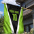 Personalized Custom Bass Fishing Garden Flag Jumping Fish Graphic and Green Black Honeycomb - Wonder Print Shop