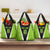 Personalized Custom Bass Fishing Grocery Bag Jumping Fish Graphic and Green Black Honeycomb - Wonder Print Shop