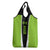 Personalized Custom Bass Fishing Grocery Bag Jumping Fish Graphic and Green Black Honeycomb - Wonder Print Shop