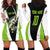 Personalized Custom Bass Fishing Hoodie Dress Jumping Fish Graphic and Green Black Honeycomb - Wonder Print Shop