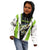 Personalized Custom Bass Fishing Kid Hoodie Jumping Fish Graphic and Green Black Honeycomb - Wonder Print Shop