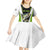 Personalized Custom Bass Fishing Kid Short Sleeve Dress Jumping Fish Graphic and Green Black Honeycomb - Wonder Print Shop