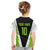 Personalized Custom Bass Fishing Kid T Shirt Jumping Fish Graphic and Green Black Honeycomb - Wonder Print Shop