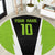 Personalized Custom Bass Fishing Round Carpet Jumping Fish Graphic and Green Black Honeycomb - Wonder Print Shop