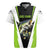 Personalized Custom Bass Fishing Rugby Jersey Jumping Fish Graphic and Green Black Honeycomb - Wonder Print Shop