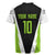Personalized Custom Bass Fishing Rugby Jersey Jumping Fish Graphic and Green Black Honeycomb - Wonder Print Shop