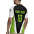 Personalized Custom Bass Fishing Rugby Jersey Jumping Fish Graphic and Green Black Honeycomb - Wonder Print Shop