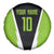 Personalized Custom Bass Fishing Spare Tire Cover Jumping Fish Graphic and Green Black Honeycomb - Wonder Print Shop