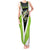 Personalized Custom Bass Fishing Tank Maxi Dress Jumping Fish Graphic and Green Black Honeycomb - Wonder Print Shop