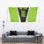 Personalized Custom Bass Fishing Tapestry Jumping Fish Graphic and Green Black Honeycomb - Wonder Print Shop
