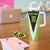 Personalized Custom Bass Fishing Tumbler With Handle Jumping Fish Graphic and Green Black Honeycomb - Wonder Print Shop