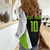 Personalized Custom Bass Fishing Women Casual Shirt Jumping Fish Graphic and Green Black Honeycomb - Wonder Print Shop