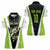 Personalized Custom Bass Fishing Women Polo Shirt Jumping Fish Graphic and Green Black Honeycomb - Wonder Print Shop