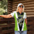 Personalized Custom Bass Fishing Women Polo Shirt Jumping Fish Graphic and Green Black Honeycomb - Wonder Print Shop
