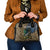 Catfish Fishing Underwater Scene Shoulder Handbag Custom Name Swamp Grass and Camouflage - Wonder Print Shop