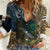 Catfish Fishing Underwater Scene Women Casual Shirt Custom Name Swamp Grass and Camouflage - Wonder Print Shop