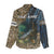 Catfish Fishing Underwater Scene Women Casual Shirt Custom Name Swamp Grass and Camouflage - Wonder Print Shop