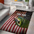 American Flag Largemouth Bass Fishing Area Rug Jumping Fish Graphic and Custom Name Design - Wonder Print Shop