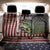 American Flag Largemouth Bass Fishing Back Car Seat Cover Jumping Fish Graphic and Custom Name Design - Wonder Print Shop