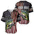 American Flag Largemouth Bass Fishing Baseball Jersey Jumping Fish Graphic and Custom Name Design - Wonder Print Shop