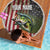 American Flag Largemouth Bass Fishing Beach Blanket Jumping Fish Graphic and Custom Name Design - Wonder Print Shop
