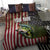 American Flag Largemouth Bass Fishing Bedding Set Jumping Fish Graphic and Custom Name Design - Wonder Print Shop