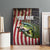 American Flag Largemouth Bass Fishing Canvas Wall Art Jumping Fish Graphic and Custom Name Design - Wonder Print Shop