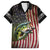 American Flag Largemouth Bass Fishing Family Matching Summer Maxi Dress and Hawaiian Shirt Jumping Fish Graphic and Custom Name Design - Wonder Print Shop
