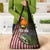 American Flag Largemouth Bass Fishing Grocery Bag Jumping Fish Graphic and Custom Name Design - Wonder Print Shop