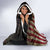 American Flag Largemouth Bass Fishing Hooded Blanket Jumping Fish Graphic and Custom Name Design - Wonder Print Shop